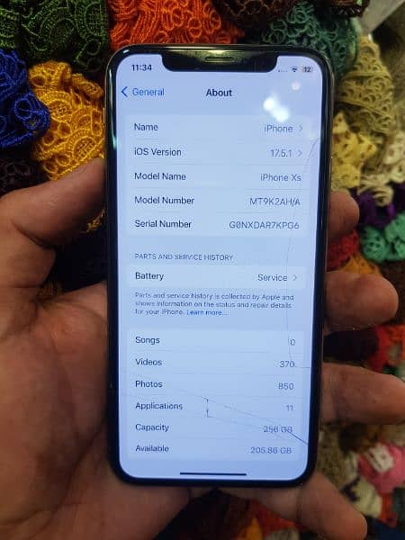 iphone xs256gb non pta finel 40000 4