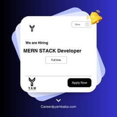 required mern stack, laravel, Flutter & PHP developer