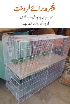 4 portion cage for sale for parrot