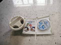 Nintendo wii Mariokart combo ( wheel + Mario Kart ) Used