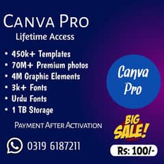 Canva Pro For lifetime