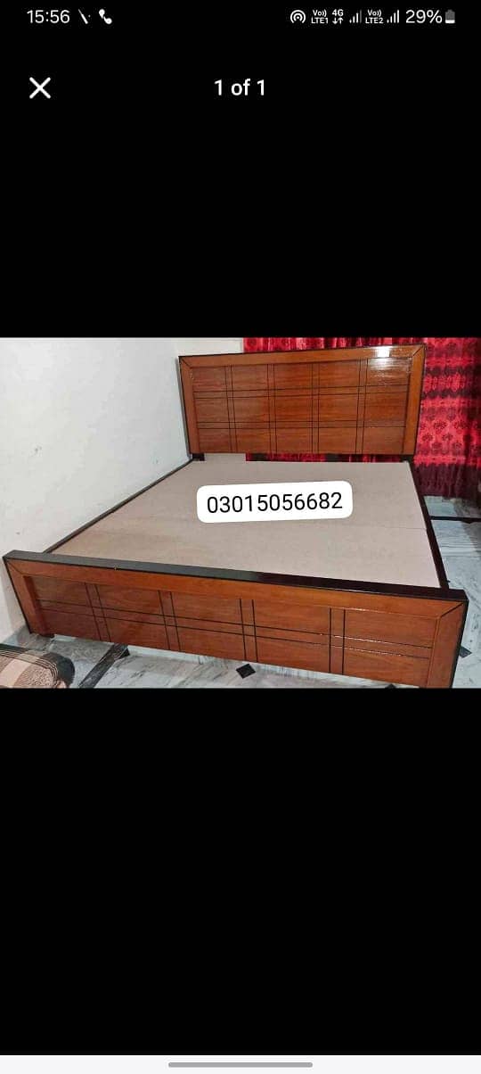 bed / double bed / king size bed / bed for sale / wooden bed 4