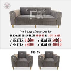 Sofa set sofa cum bed for sale in karachi | 5 seater sofa set 7 seater