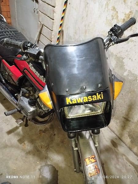 Kawasaki GTO 125 Karachi number urgent sale 2