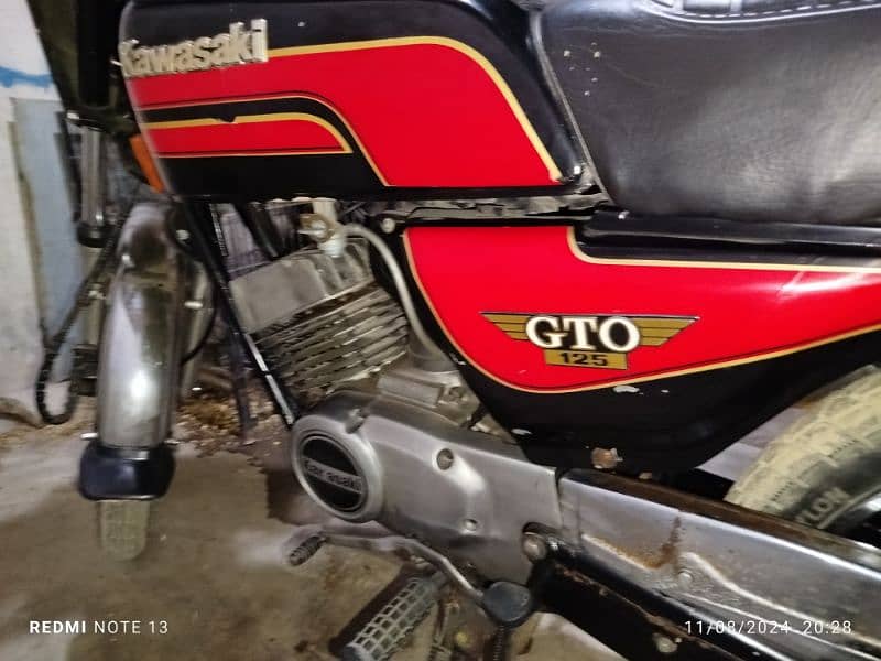 Kawasaki GTO 125 Karachi number urgent sale 6