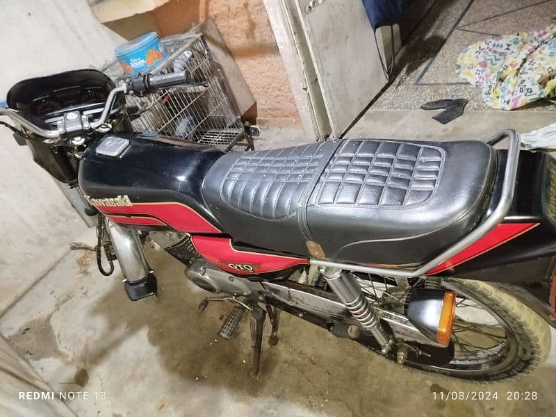 Kawasaki GTO 125 Karachi number urgent sale 8