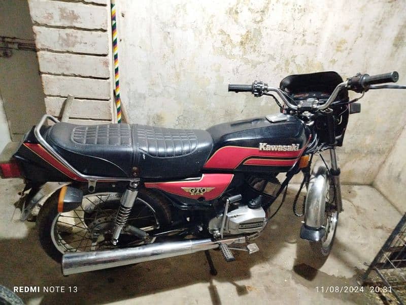 Kawasaki GTO 125 Karachi number urgent sale 15