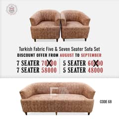 5 seater Sofa set for sale in karachi | L shape sofa cum bed 7 seater