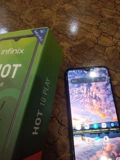 Infinix Hot 10 play Mobile 4/64 working perfectly fine