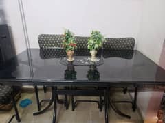 6 Seater Iron Dinning table 0