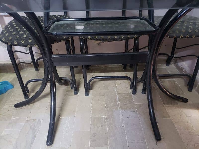 6 Seater Iron Dinning table 5