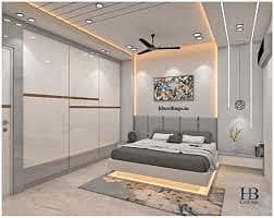 false celling/media wall/ molding/Gypsum ceilin/Pop ceiling/Wpc wall 8