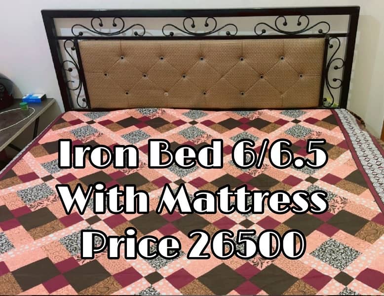 Sofa set Centre table & Iron bed 2