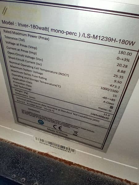 3 Inverex Solar Panels 175watts with solar panels Stand L3 0