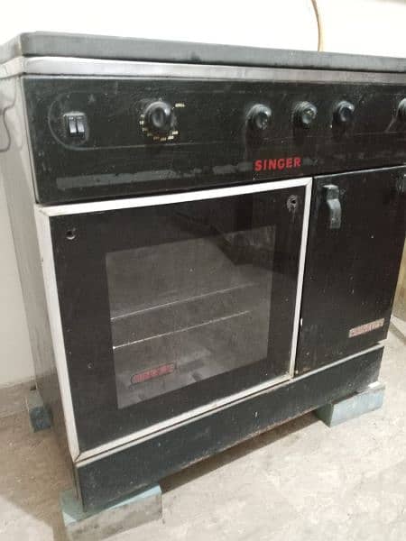 Singer Cooking Range 3 Burner gas & electric oven 3