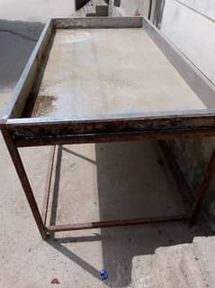 steel table