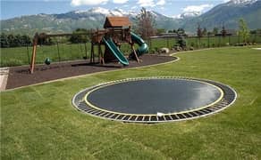 Trampoline | Jumping Pad | Round Trampoline | Kids Toy|With safety ne