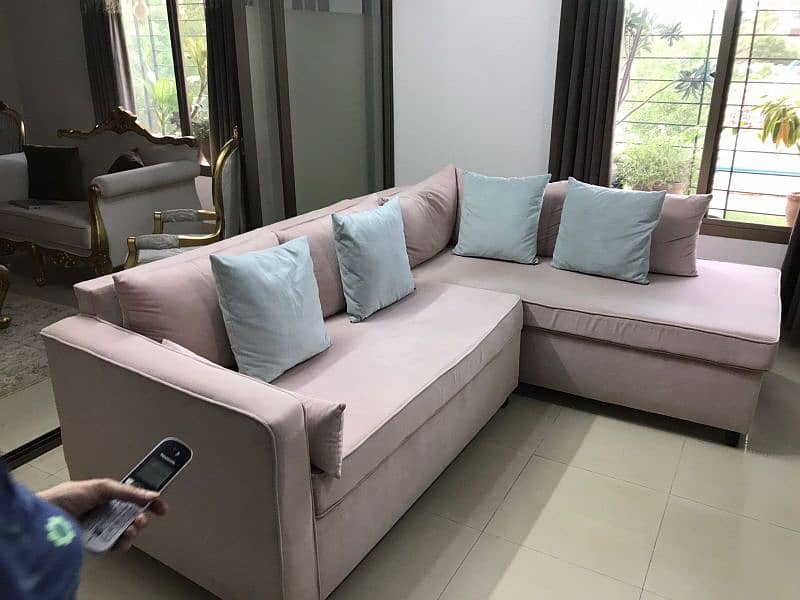 New Like Custom Made L-Shaped Sofa 2