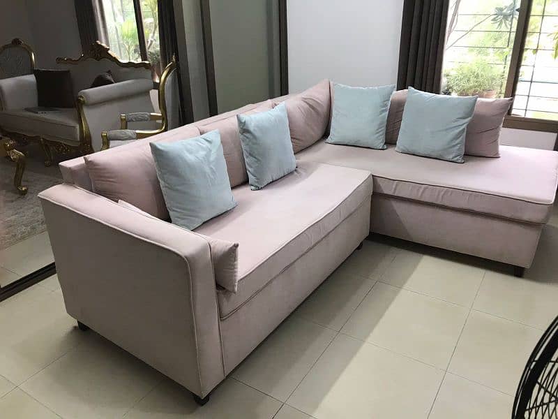 New Like Custom Made L-Shaped Sofa 3