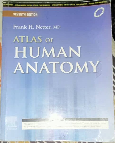 Atlas of Human Anatomy by Frank H. NetterMD Seventh Edition 0