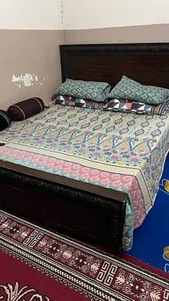 Bed with Dressing table