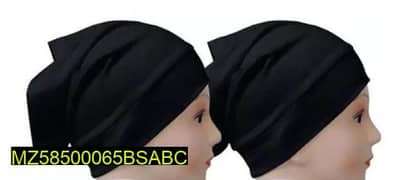 woman jersey plain hijab cap