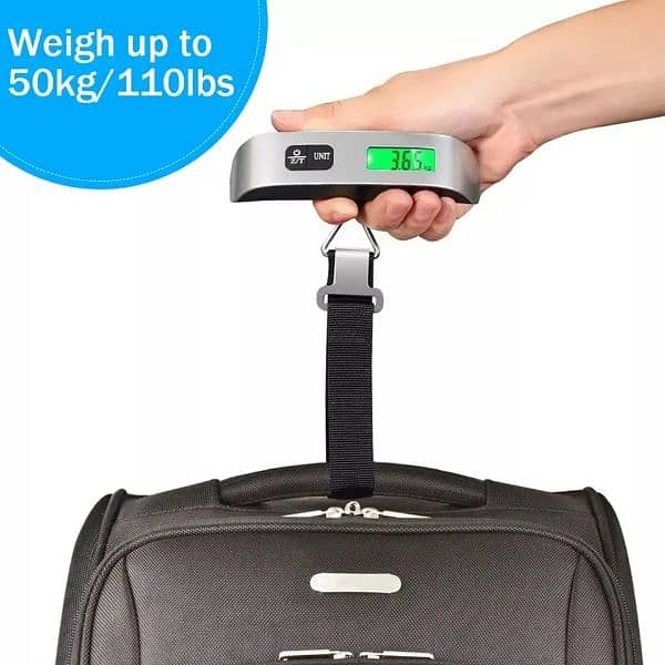 Luggage Scale 50kg/10g Digital Electronic sports Travel Weighs 14