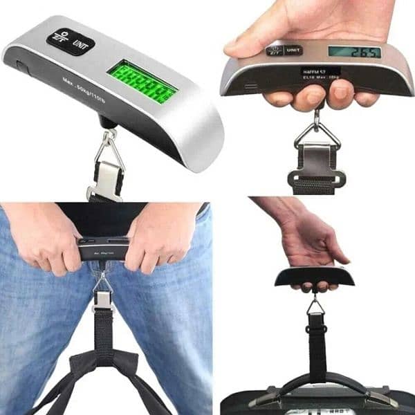 Luggage Scale 50kg/10g Digital Electronic sports Travel Weighs 15