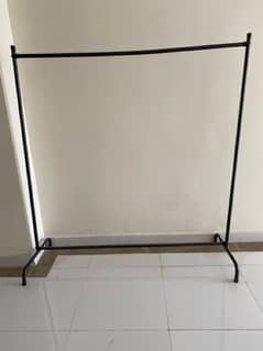 black  hanging  rack