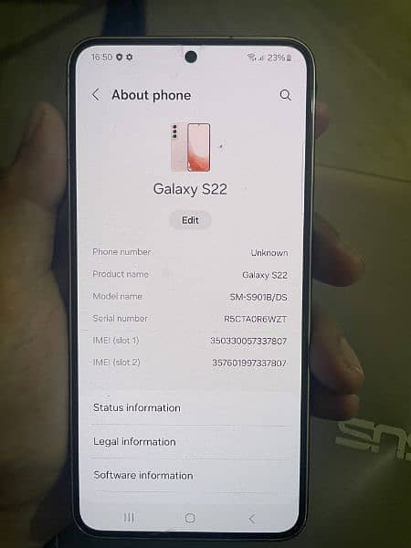 Samsung S22 NON PTA 6