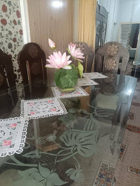 akhroot ka dining table 6 chairs 9