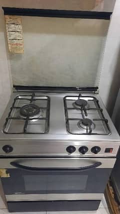 Nas Gas Cooking Range
Model  SG 327
3 Burner,Single door,Mercury glass