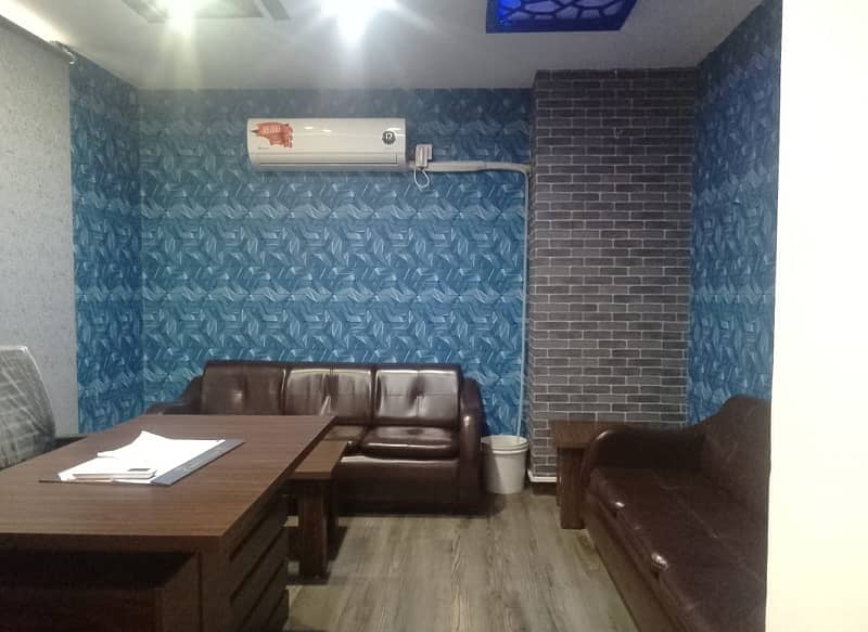 1200 square Feet Brand New Full Furnished Corporation Office For Rent At Main Boulevard gulberg 3 Lahore 13