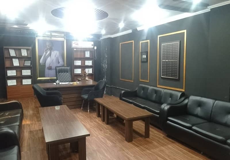 1200 square Feet Brand New Full Furnished Corporation Office For Rent At Main Boulevard gulberg 3 Lahore 16