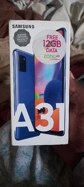 samsung a31 with box 4/128 1