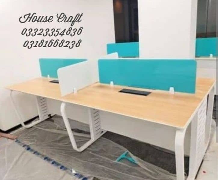 Office Work Station Cubicles Table Available 7