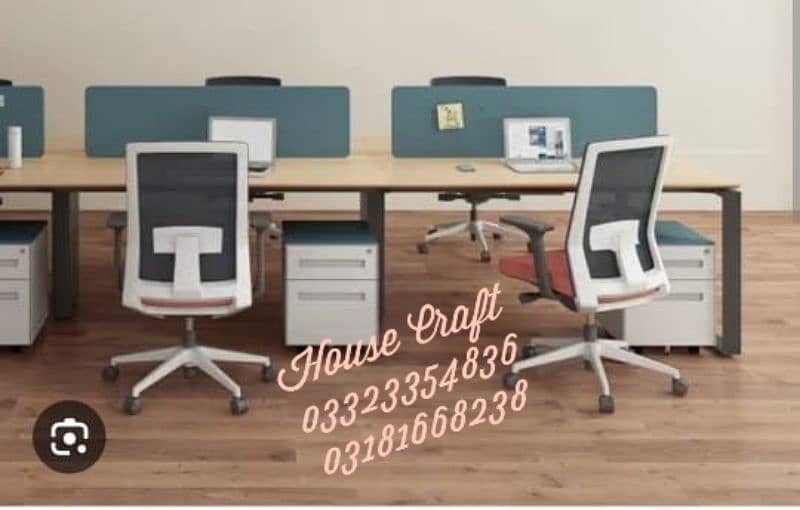 Office Work Station Cubicles Table Available 11