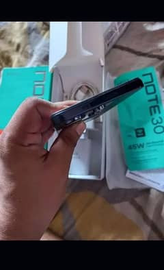 Infinix note 30 with complete Box And accessories Urgent !!