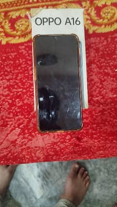 oppo A16 4gb 64 GB no open no repair box charger sat hai