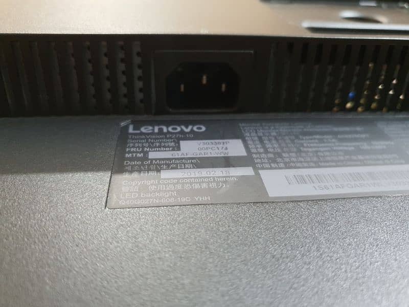 Lenovo 27 inch 2k lcd (Read Ad) 12