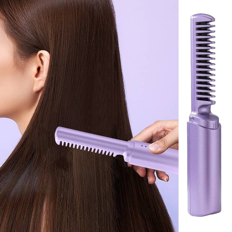 Travel Comb Hair Straightener 0