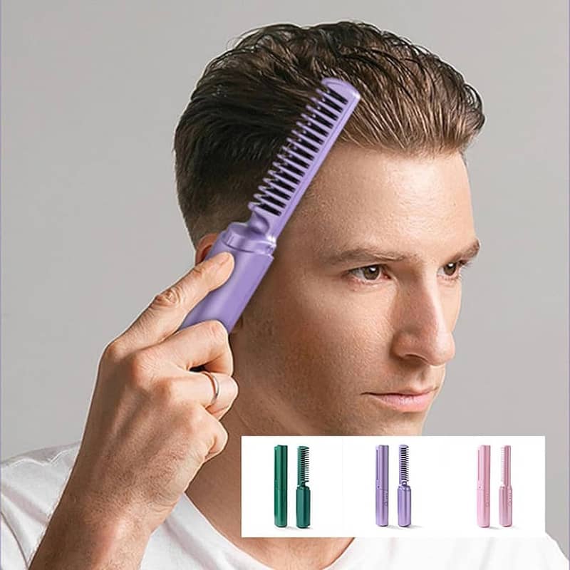 Travel Comb Hair Straightener 3