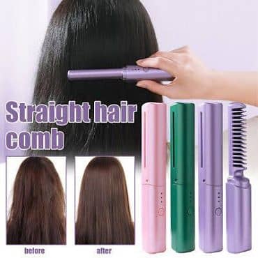 Travel Comb Hair Straightener 4