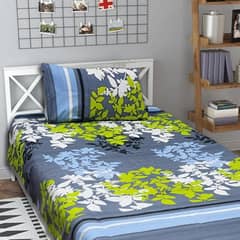 Enhance Bed Beauty With Crystal Cotton Single Bed Sheet