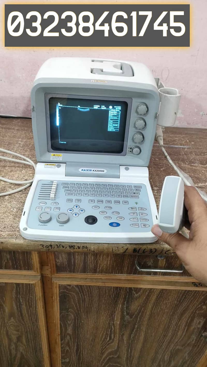 used china kaixin 2000g ultrasound machine 0