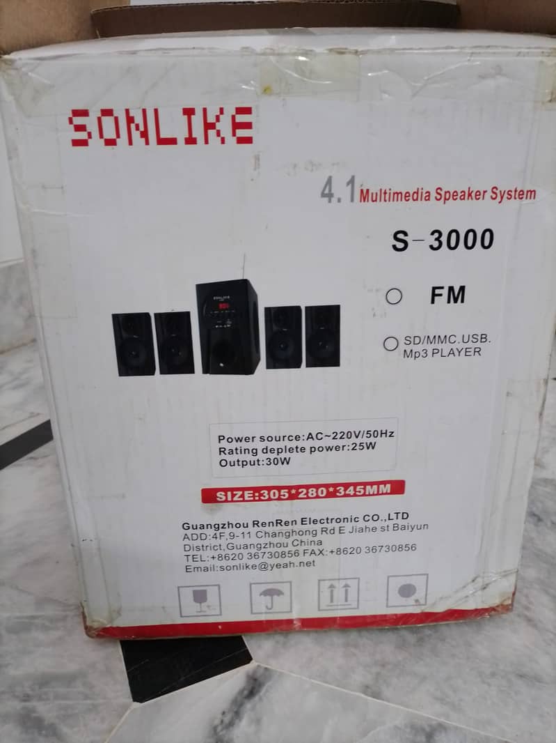 SONLIKE 4.1 Speaker System (Brand new) 4