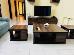 LED Rack , Wall Shelves and Center Table set