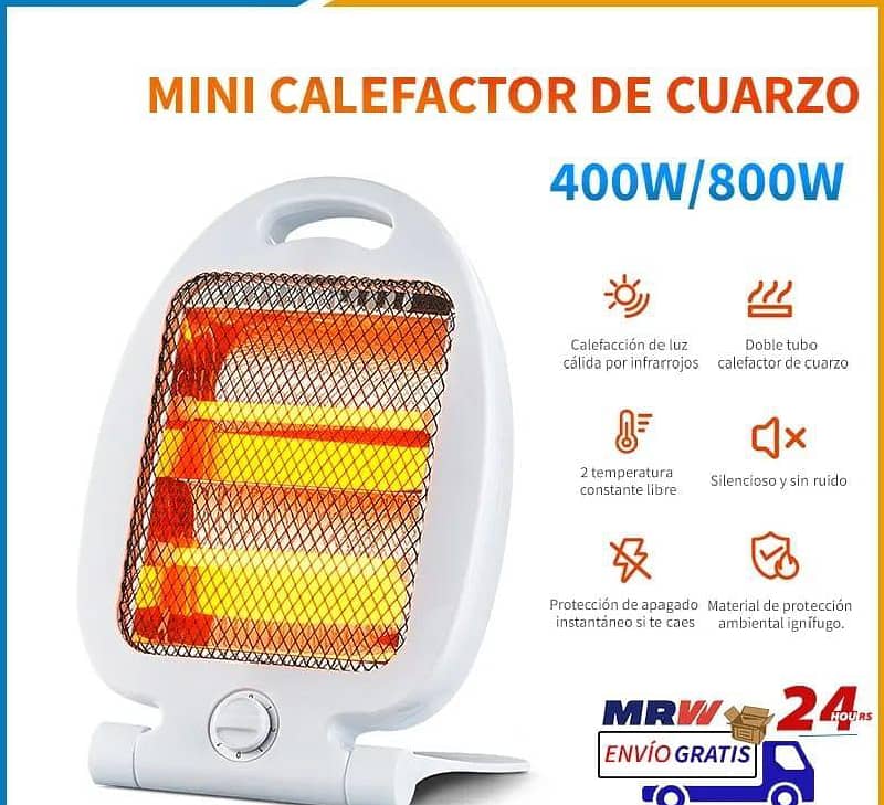 Portable Electric Heater Double Tube | 400-800 watt 4