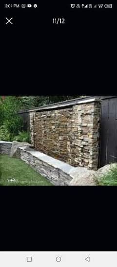 We do wall fountain and stone wall work 0