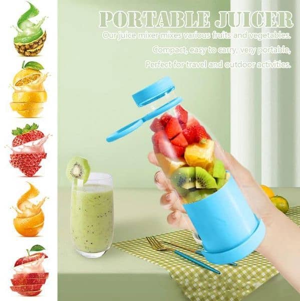 Mini Rechargeable Electric Juicer Blender 2